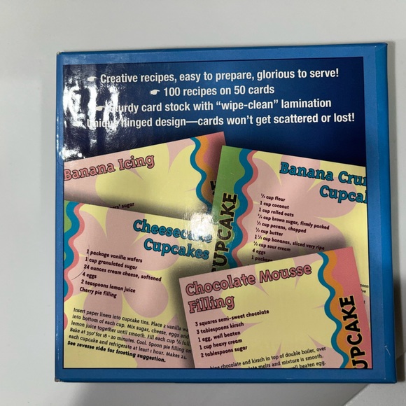 Cupcake Confidential Recipe Cards 5c5 - Picture 3 of 5
